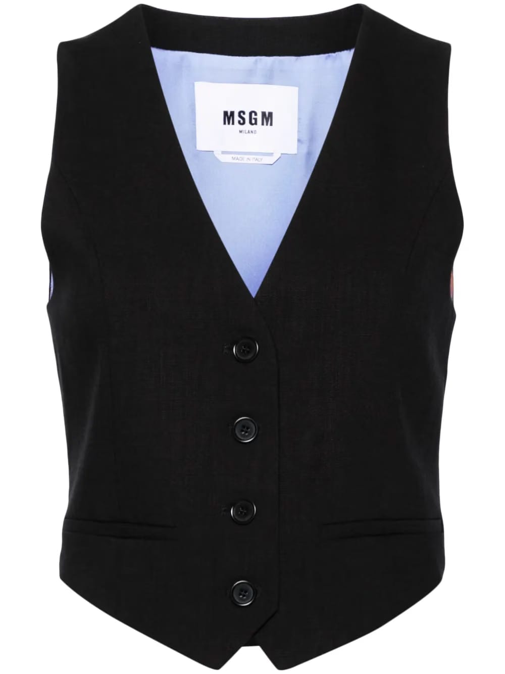 button-up tailored waistcoat