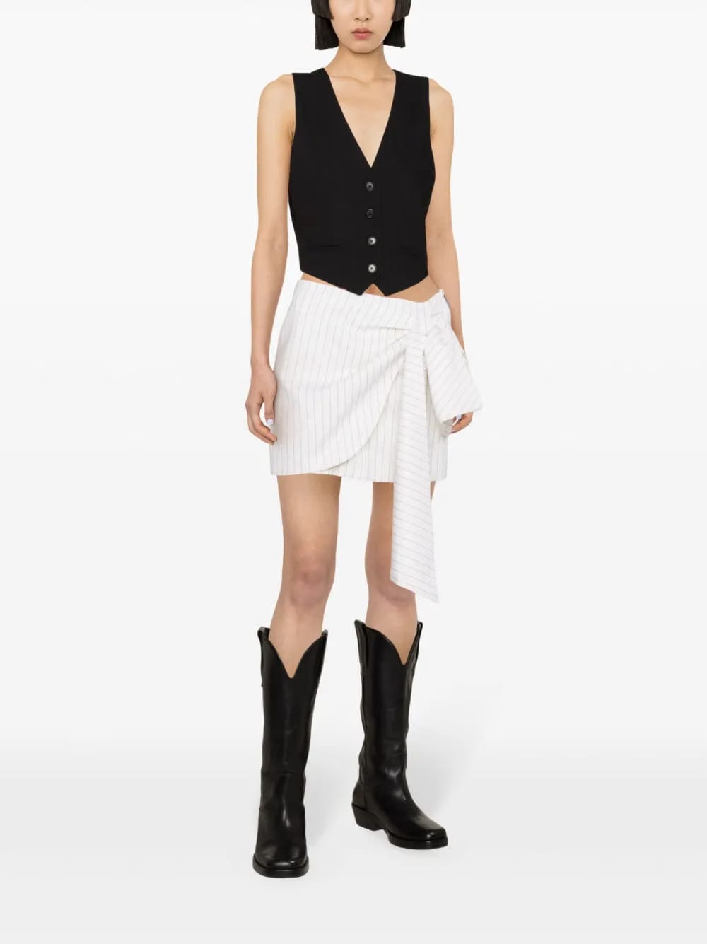 button-up tailored waistcoat