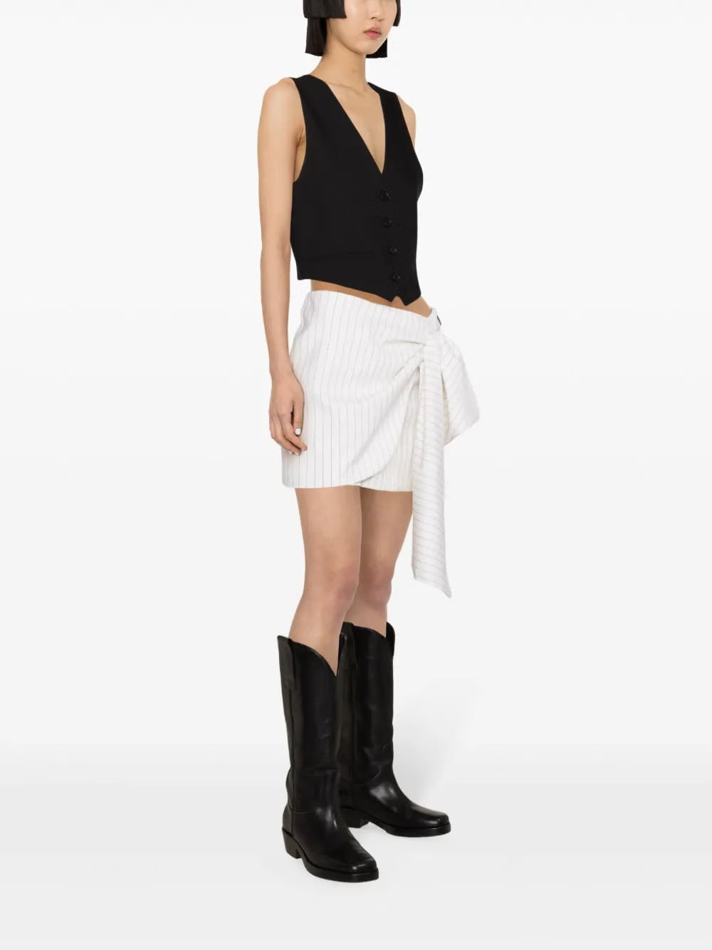button-up tailored waistcoat