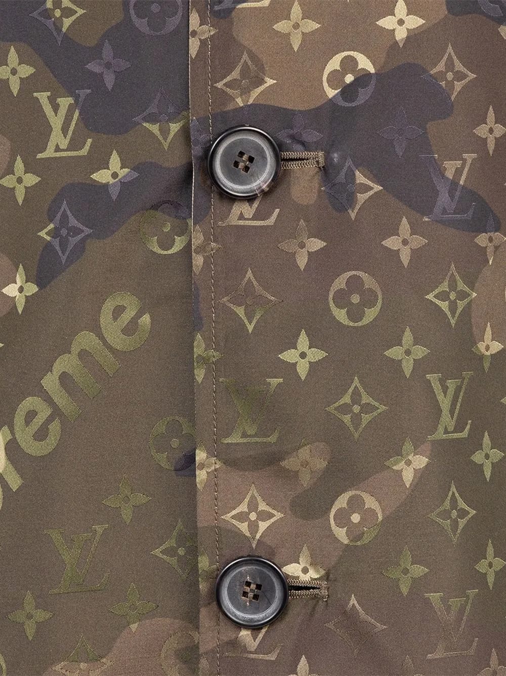 x Louis Vuitton reversible trench coat
