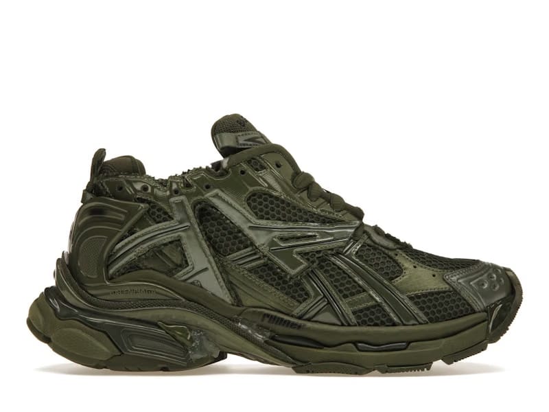 Balenciaga Runner Leather Free Khaki