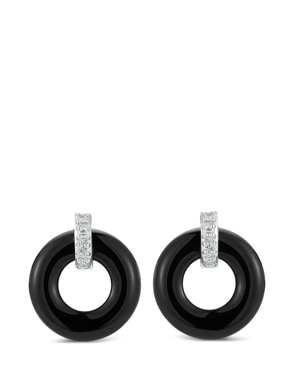 door knocker donut earrings
