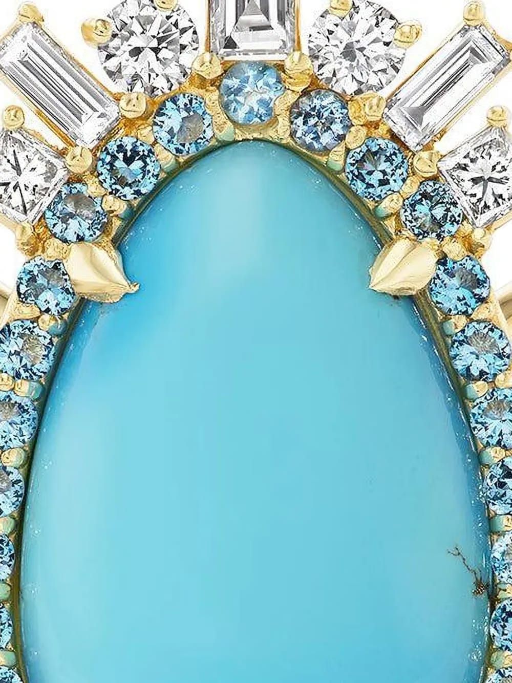 18K yellow gold Clear Skies multi-stone ring