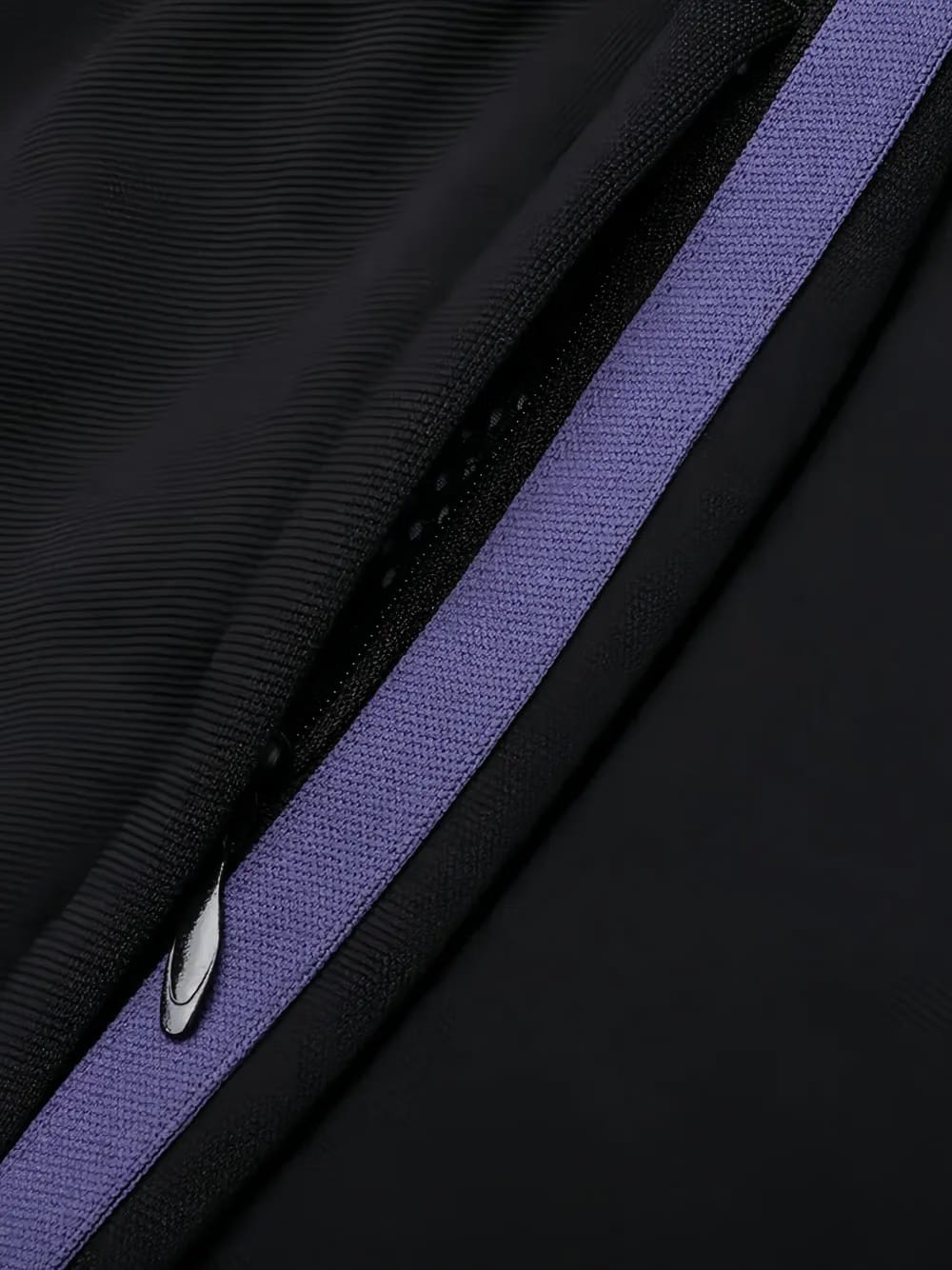 embroidered-stripe track pants