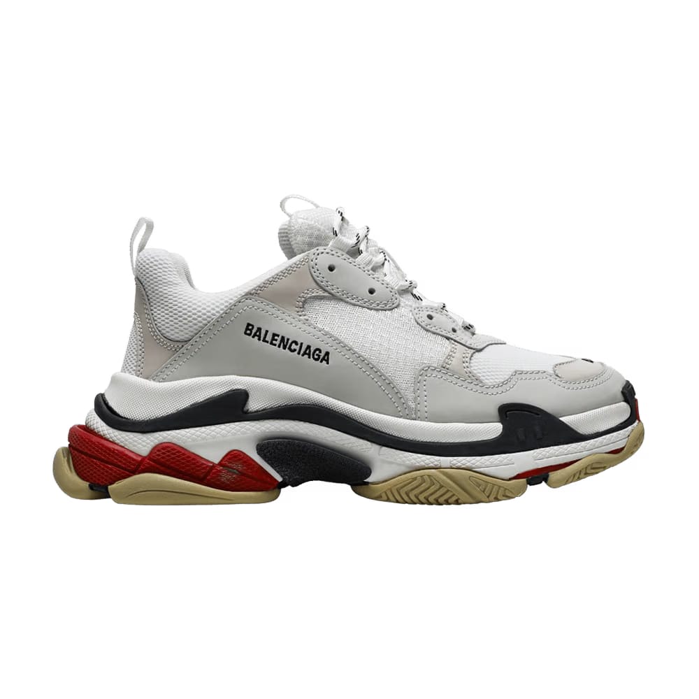 Balenciaga Triple S White Black Red