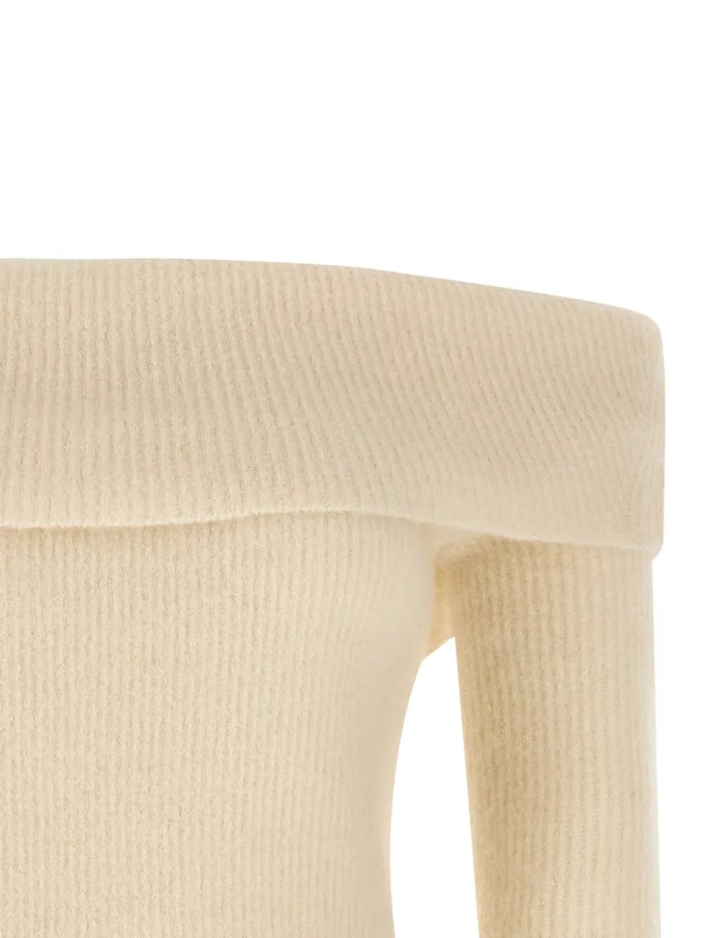Cowl ribbed sweater