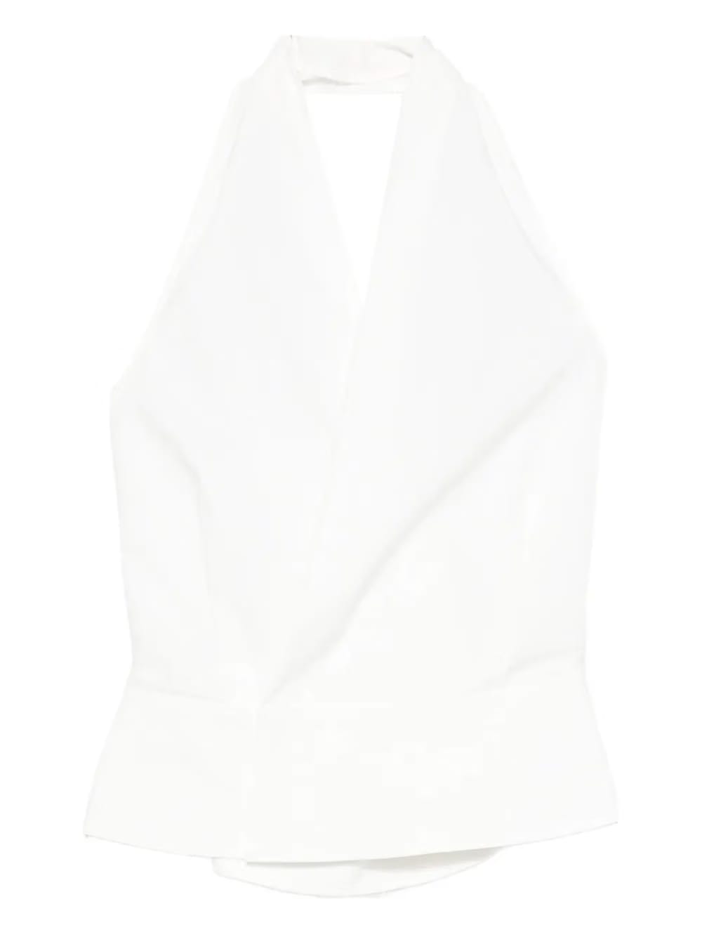 halter tie-back top