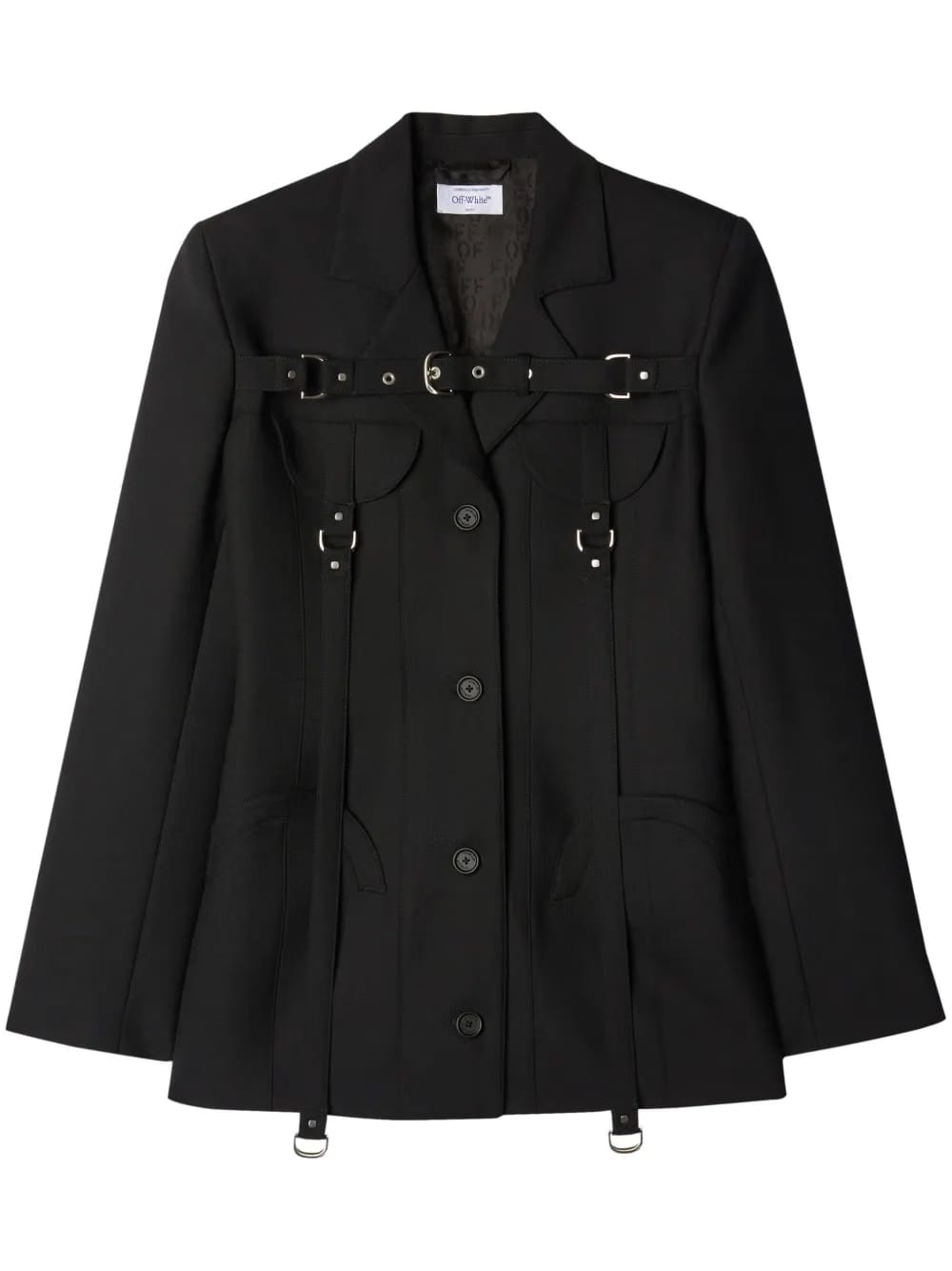 Cargo buckled jacket