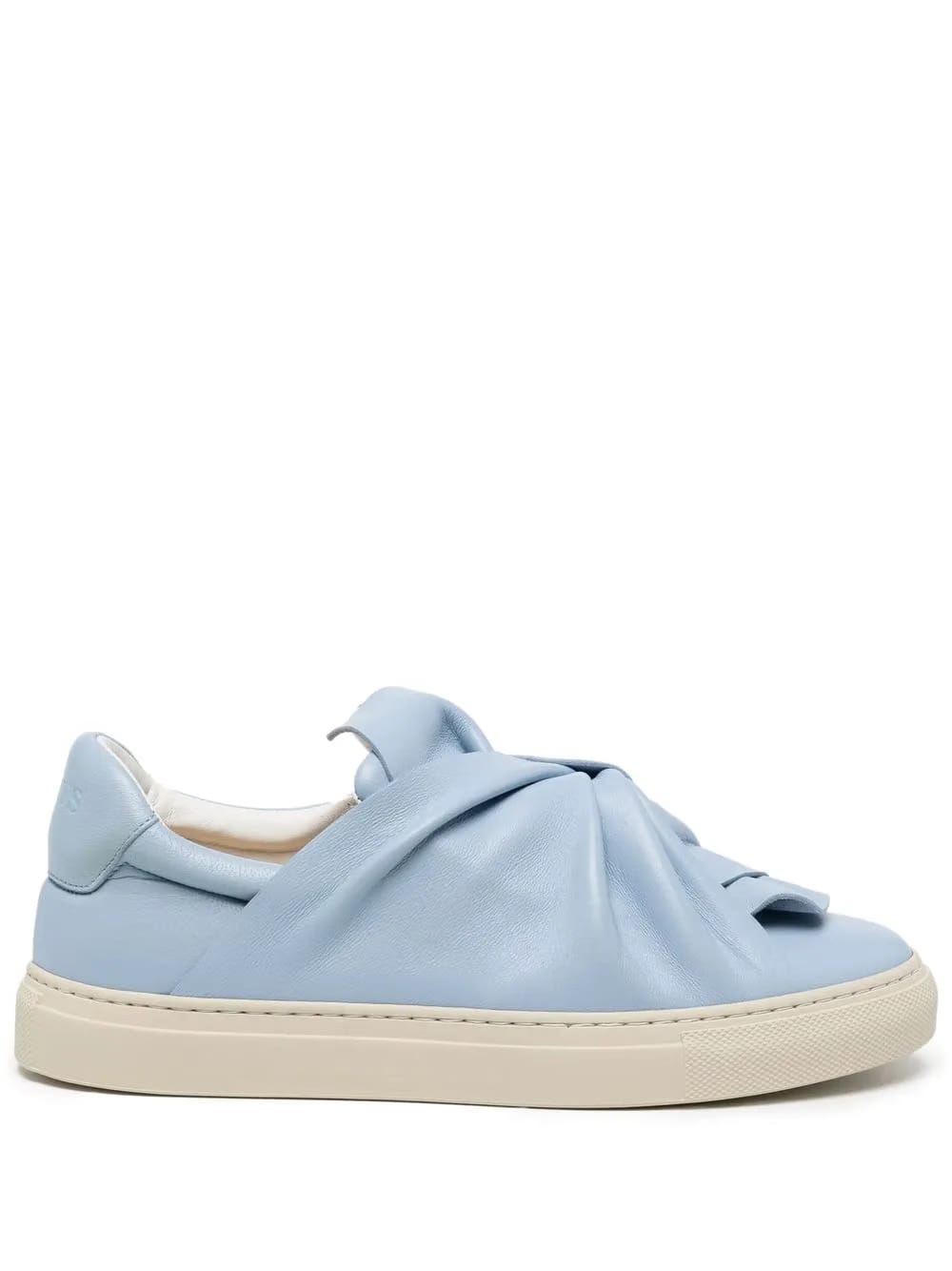 knotted leather sneakers