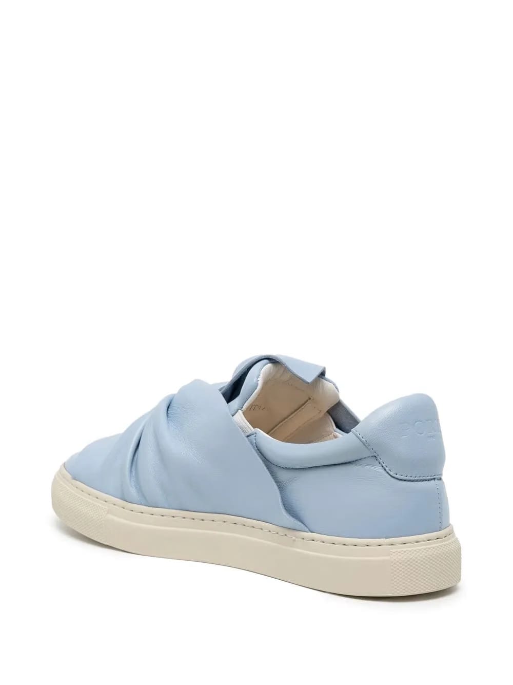 knotted leather sneakers