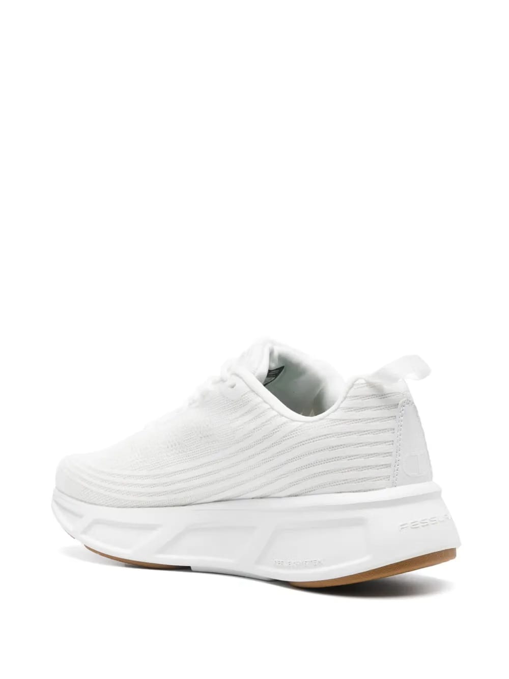 x Fessura logo striped sneakers