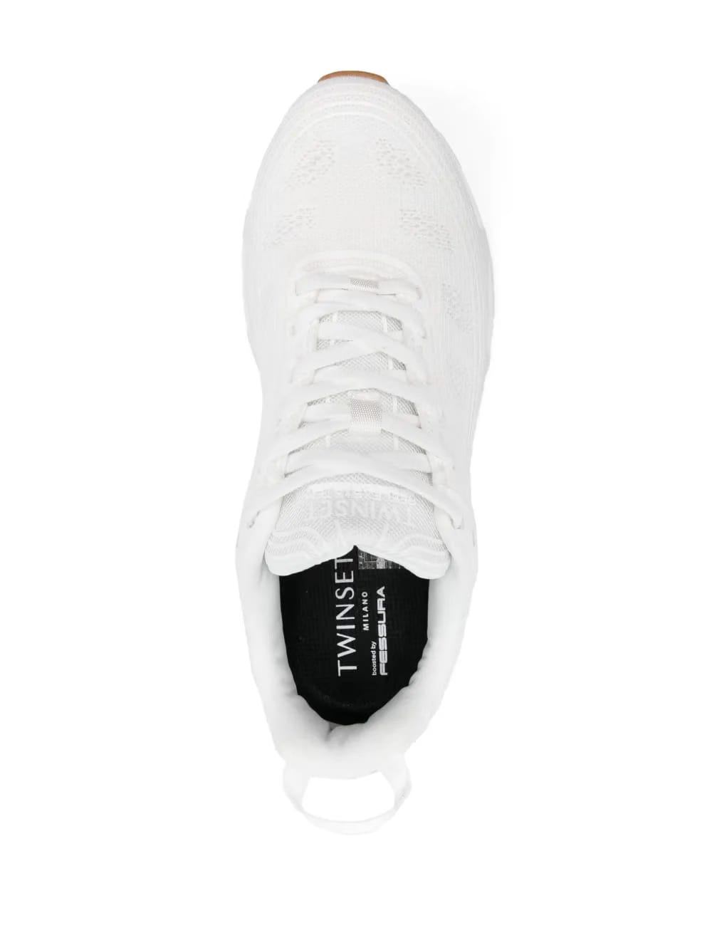 x Fessura logo striped sneakers