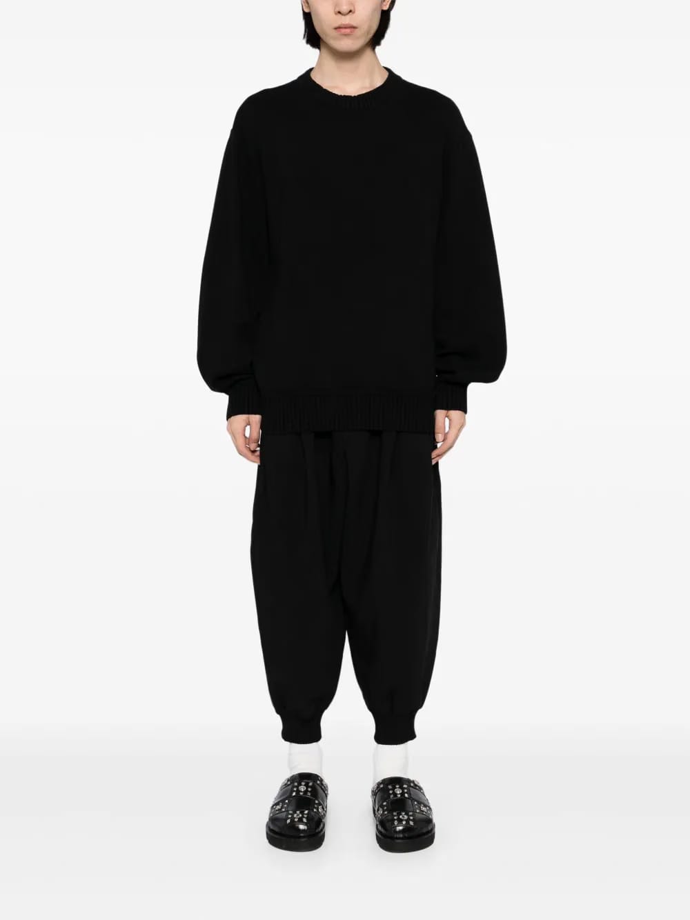 blackeyes elbow-patch jumper