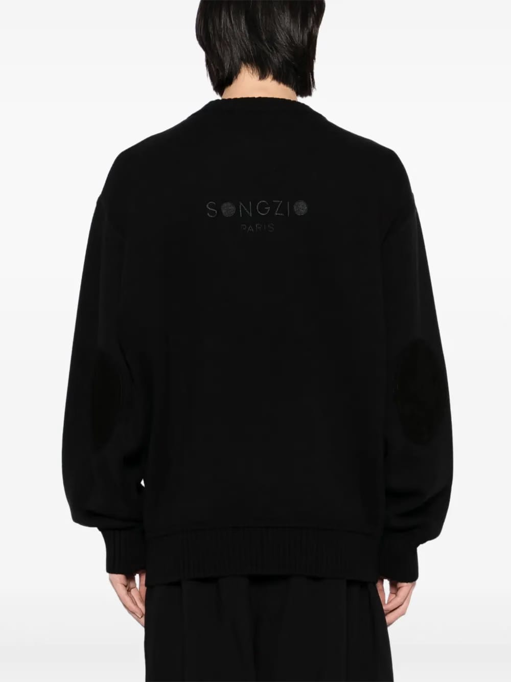 blackeyes elbow-patch jumper