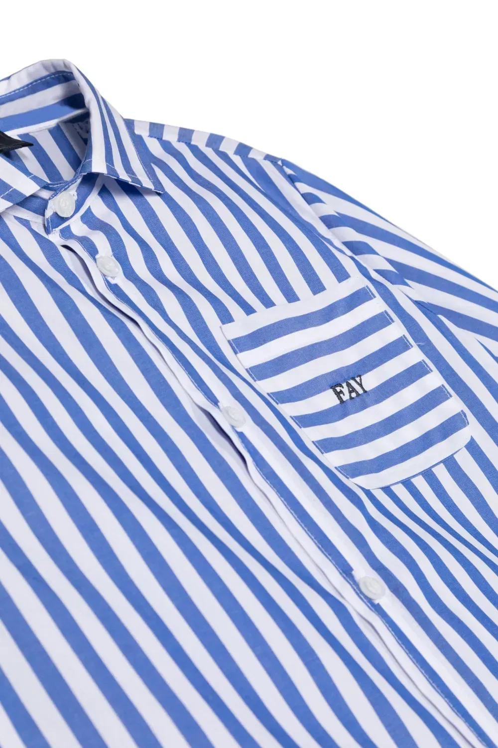 stripe-print short-sleeve shirt