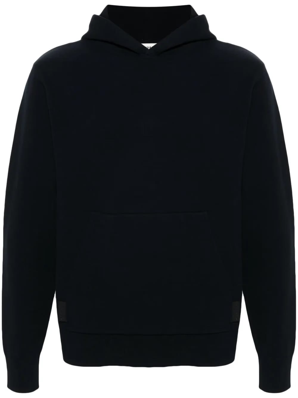 logo-tag hooded jumper