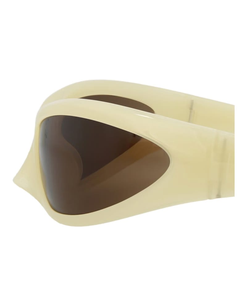 Balenciaga Shield-Frame Bio Injection Sunglasses Yellow/Yellow/Brown (BB0251S-30013805-003)