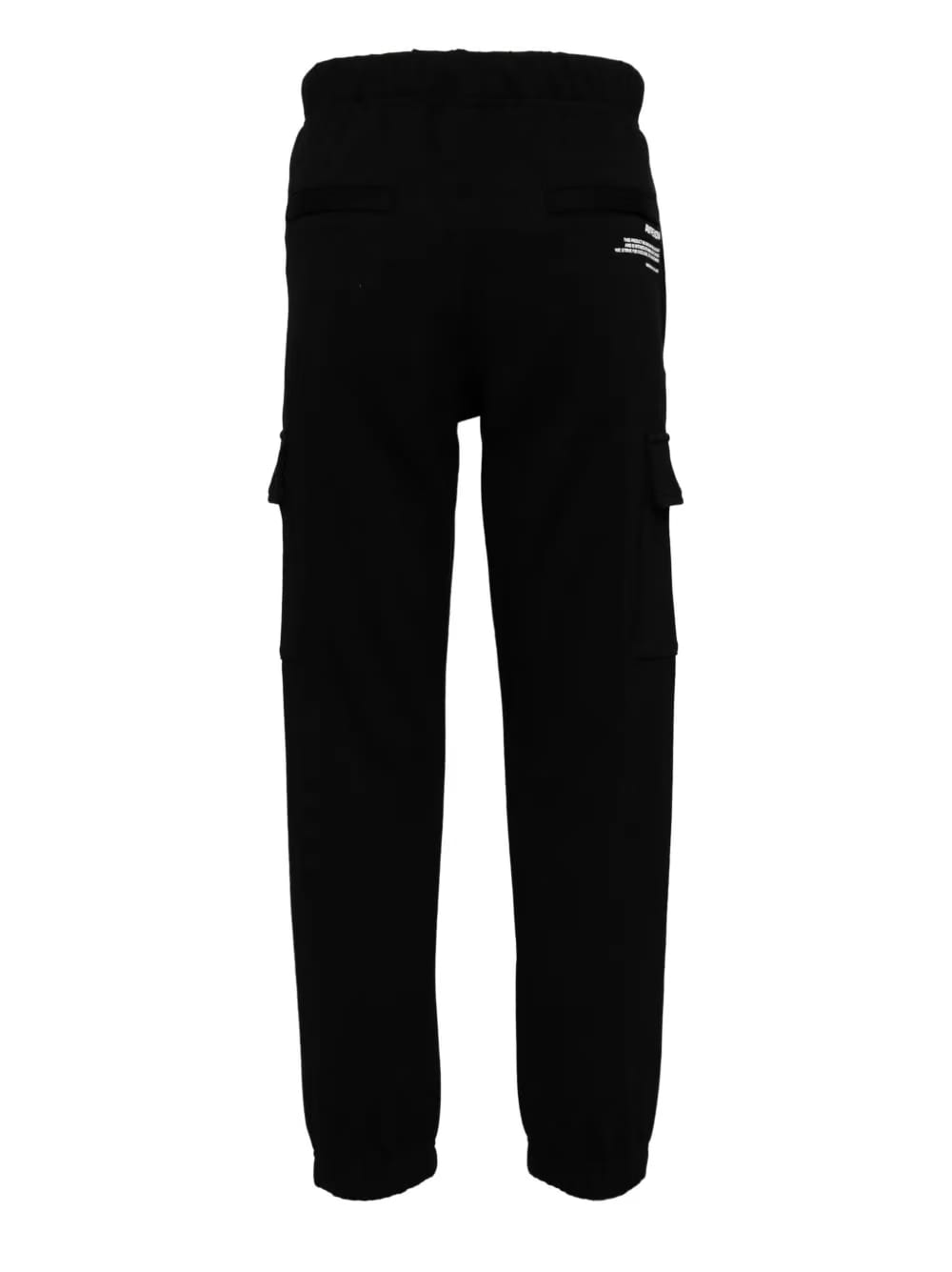 logo-patch cargo track pants