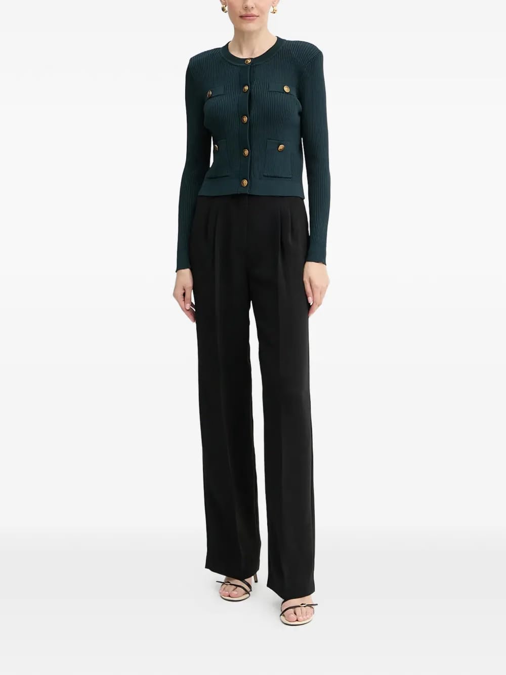 button pocket knitwear