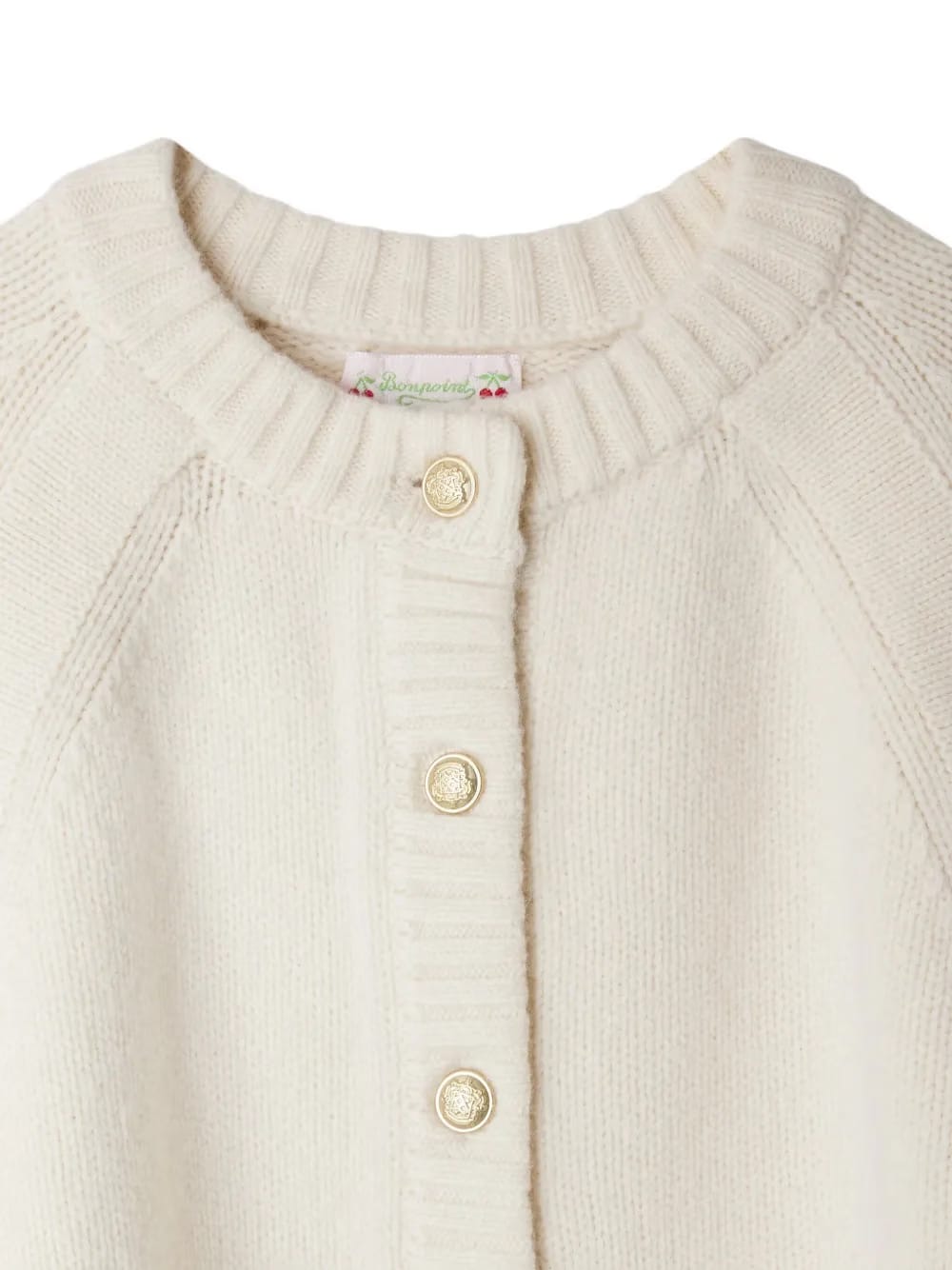 button-fastening wool cape