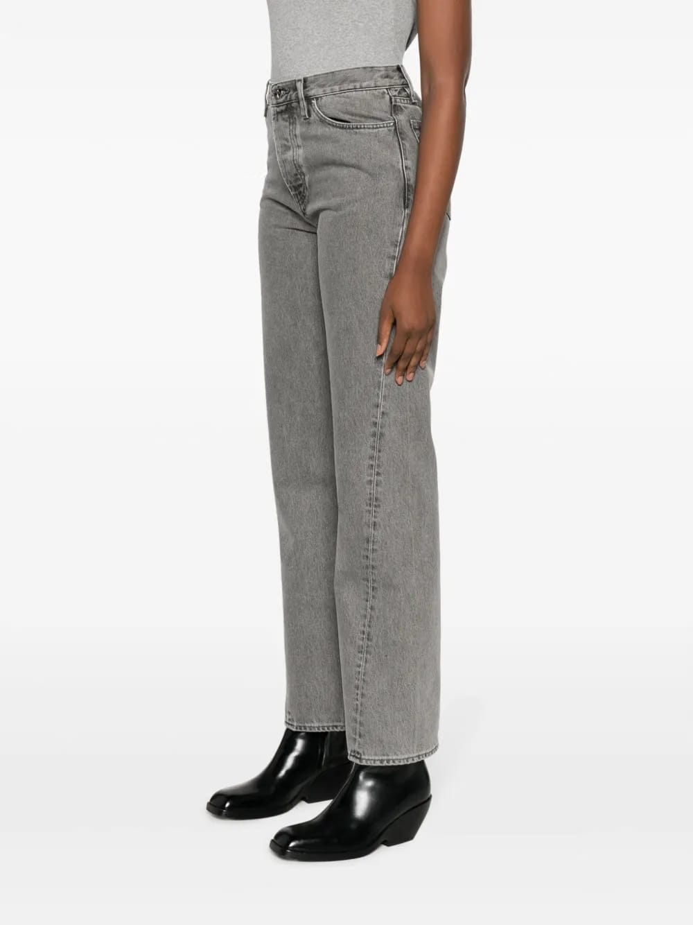 Twisted Seam straight-leg jeans