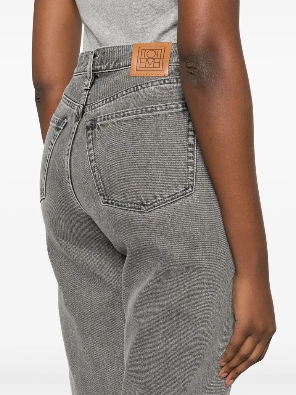 Twisted Seam straight-leg jeans
