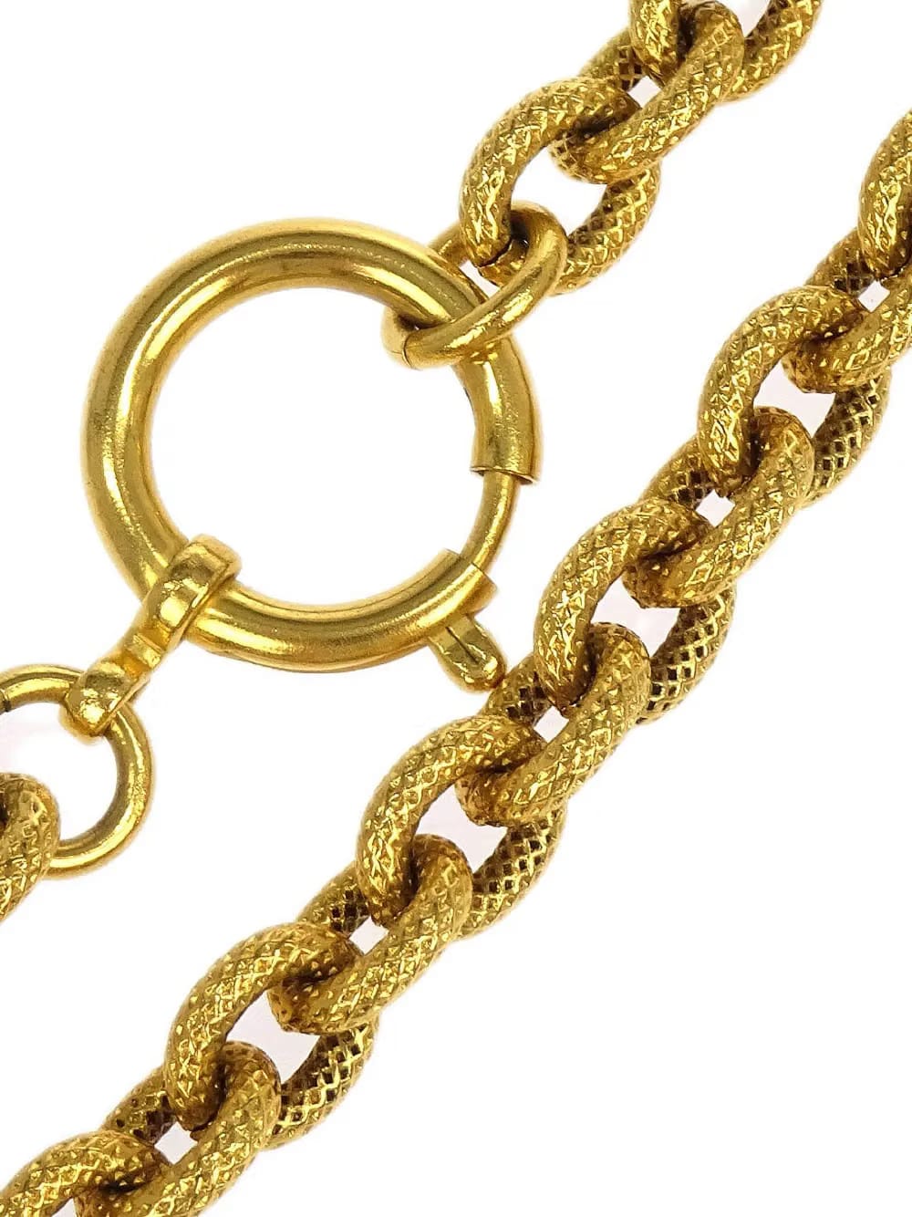1993 logo-medallion chain necklace