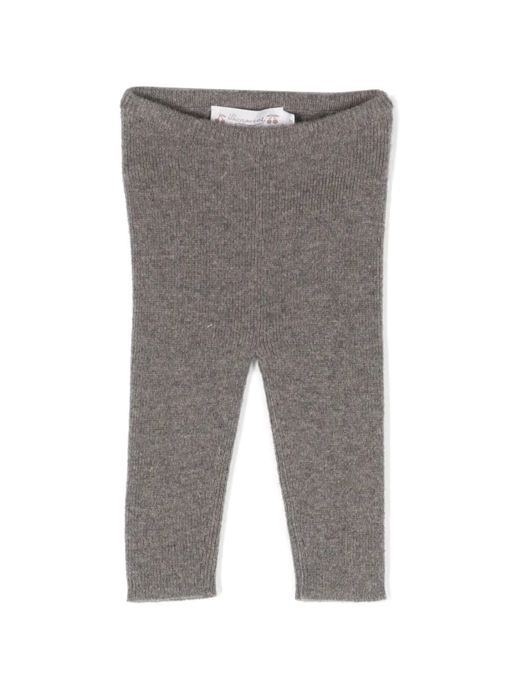 elasticated cashmere leggings