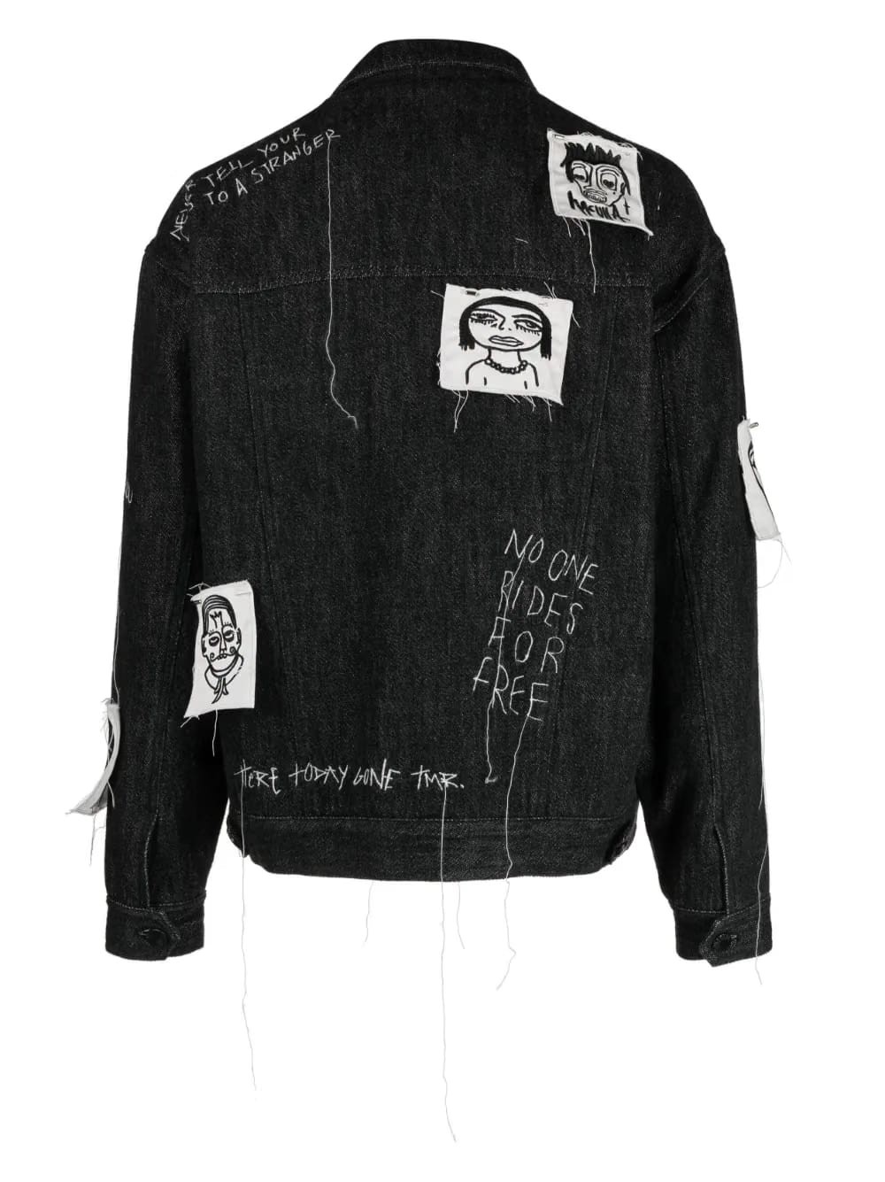 Sick Of It All embroidered denim jacket