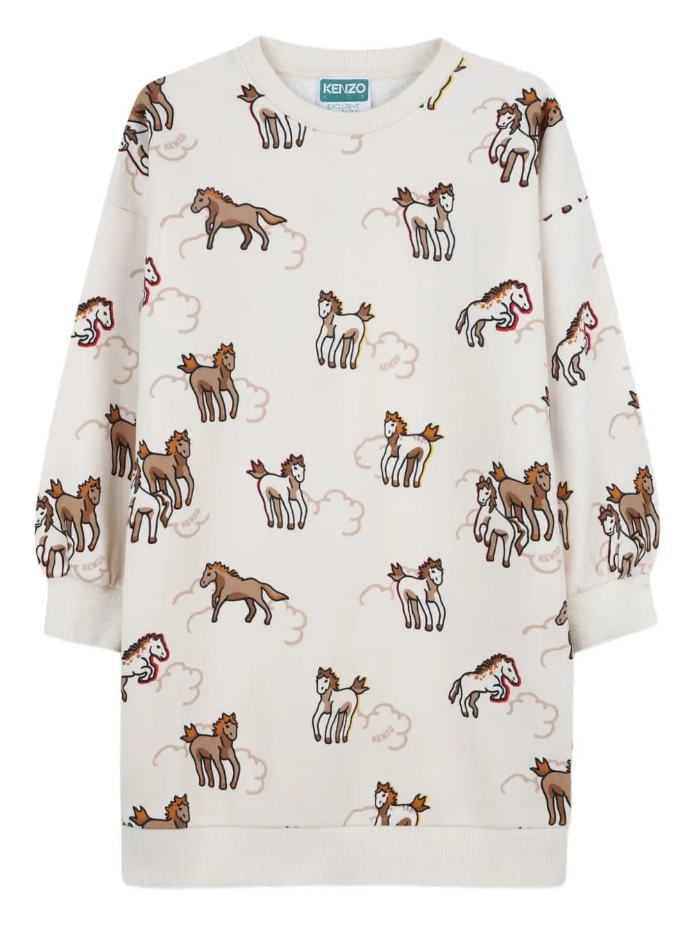 Lunar New Year horse print dress