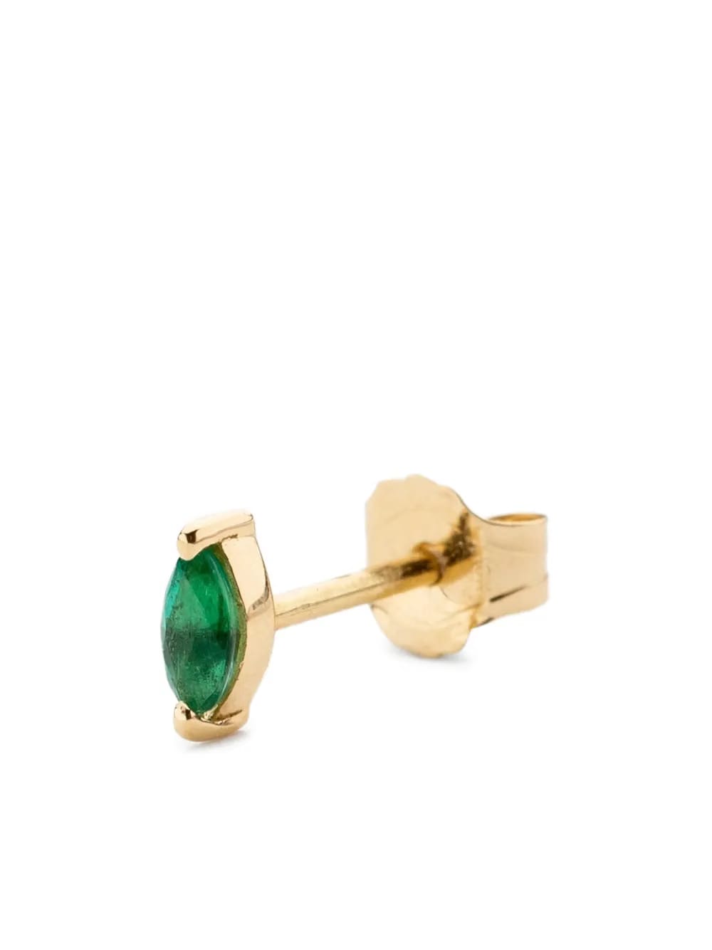 18K yellow gold Marquise Emerald Earring
