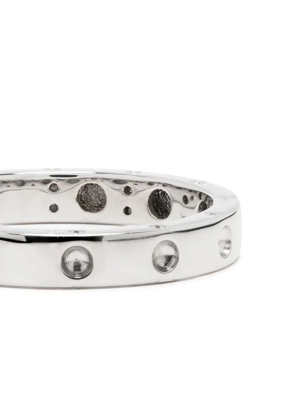18kt white gold Pois Moi thin band ring