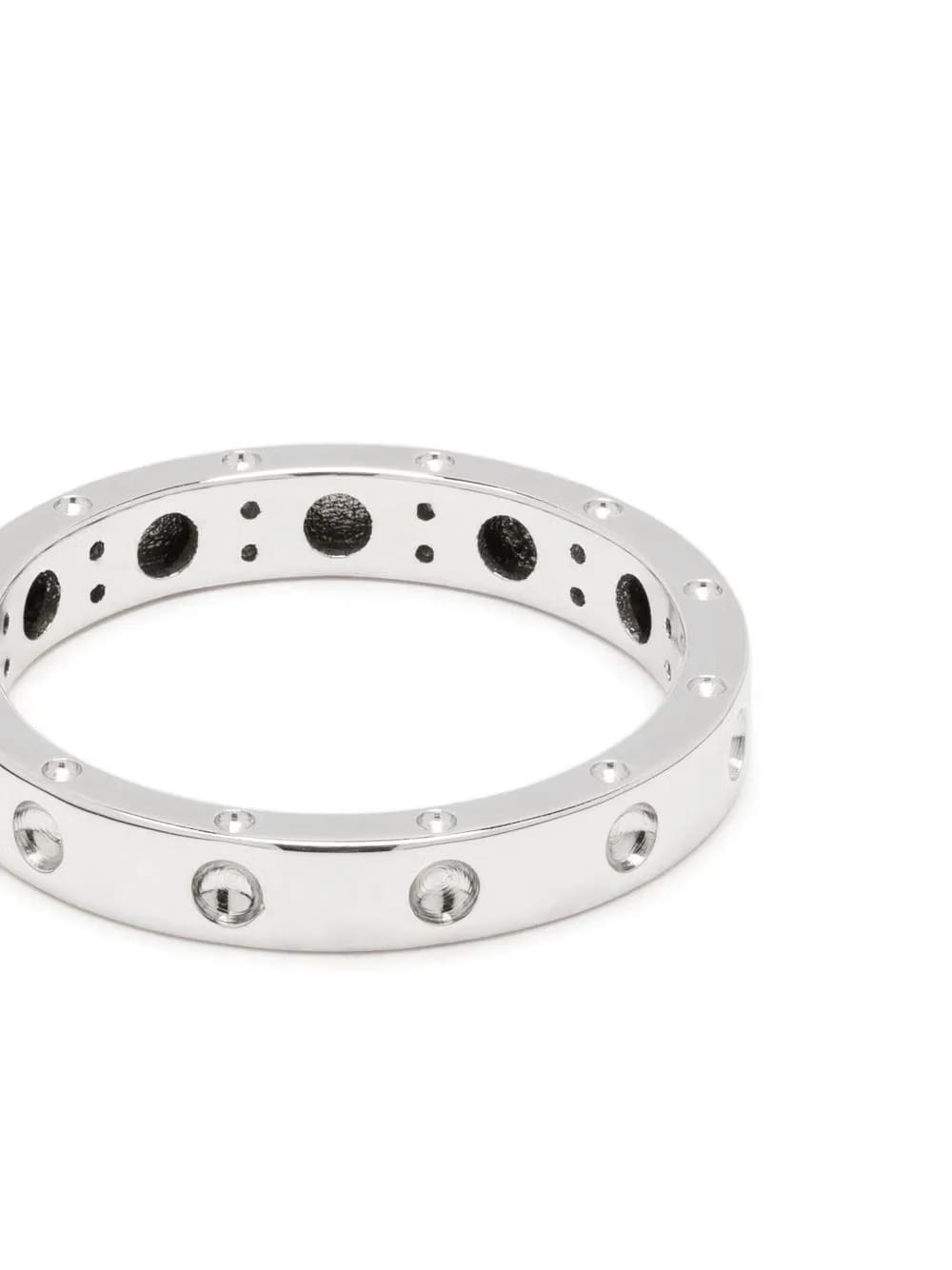 18kt white gold Pois Moi thin band ring