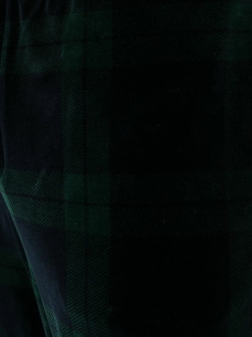 tartan print joggers