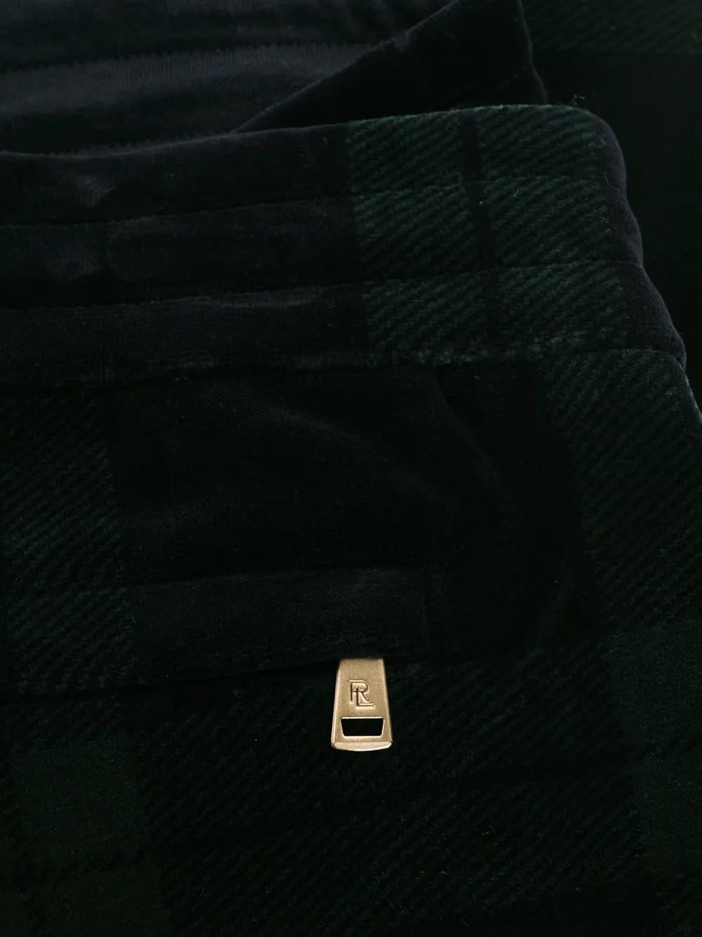 tartan print joggers