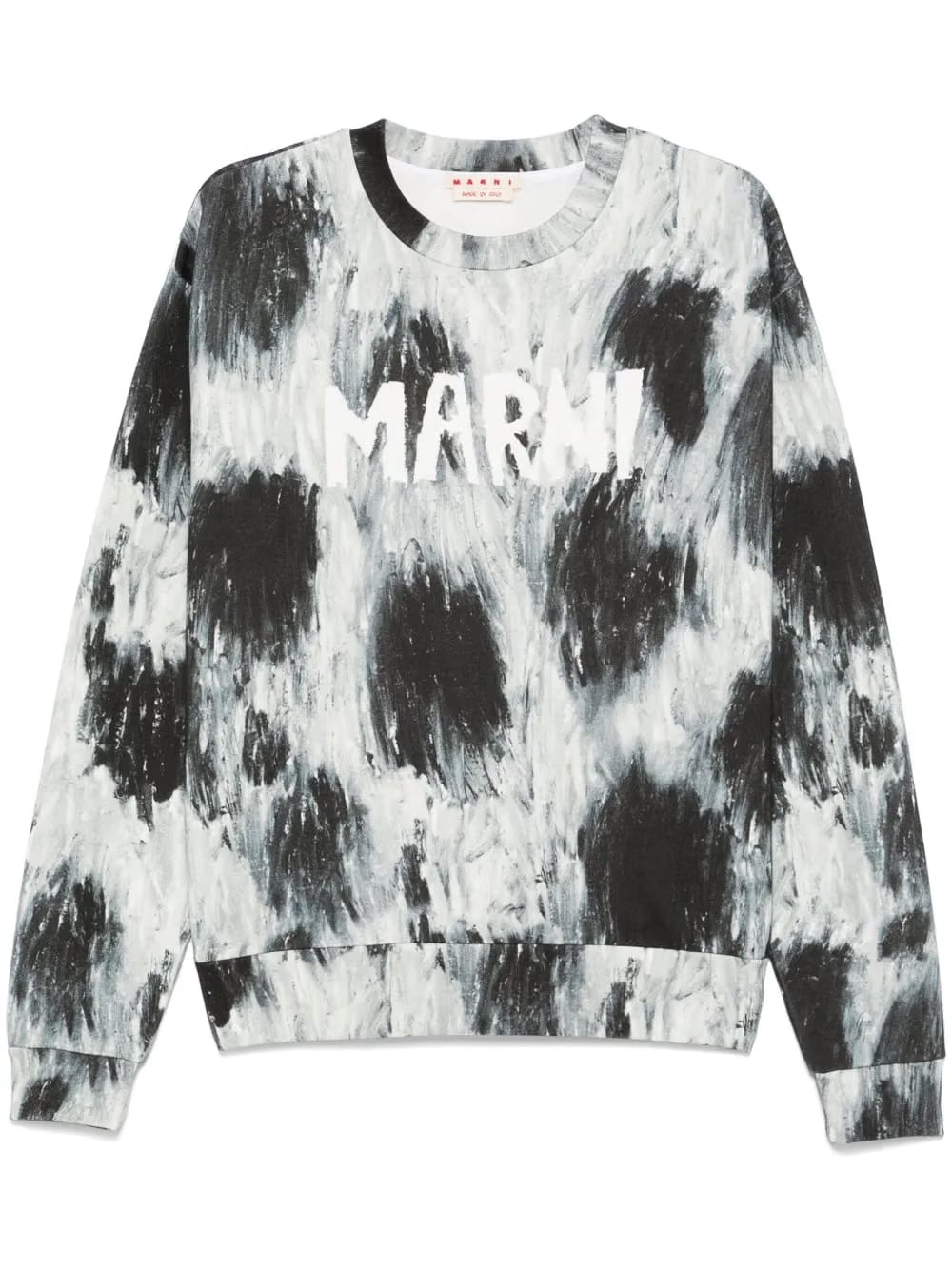 scribble-logo sweatshirt