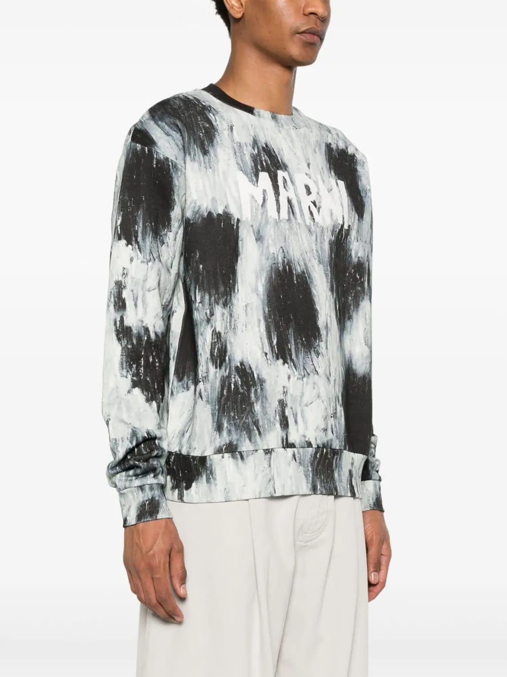 scribble-logo sweatshirt