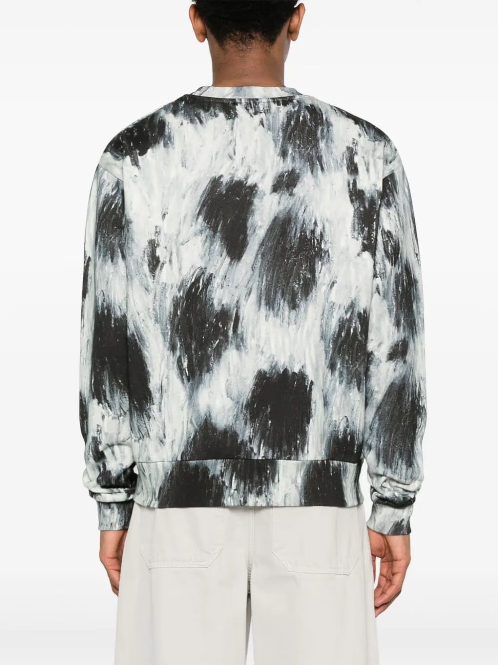 scribble-logo sweatshirt