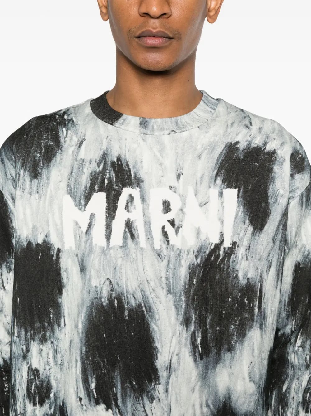 scribble-logo sweatshirt