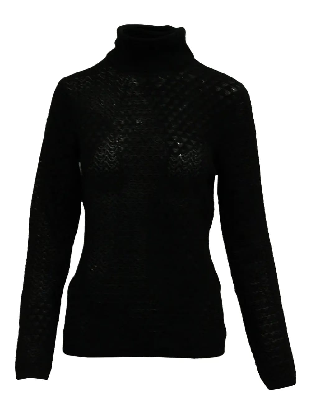turtleneck knit sweater