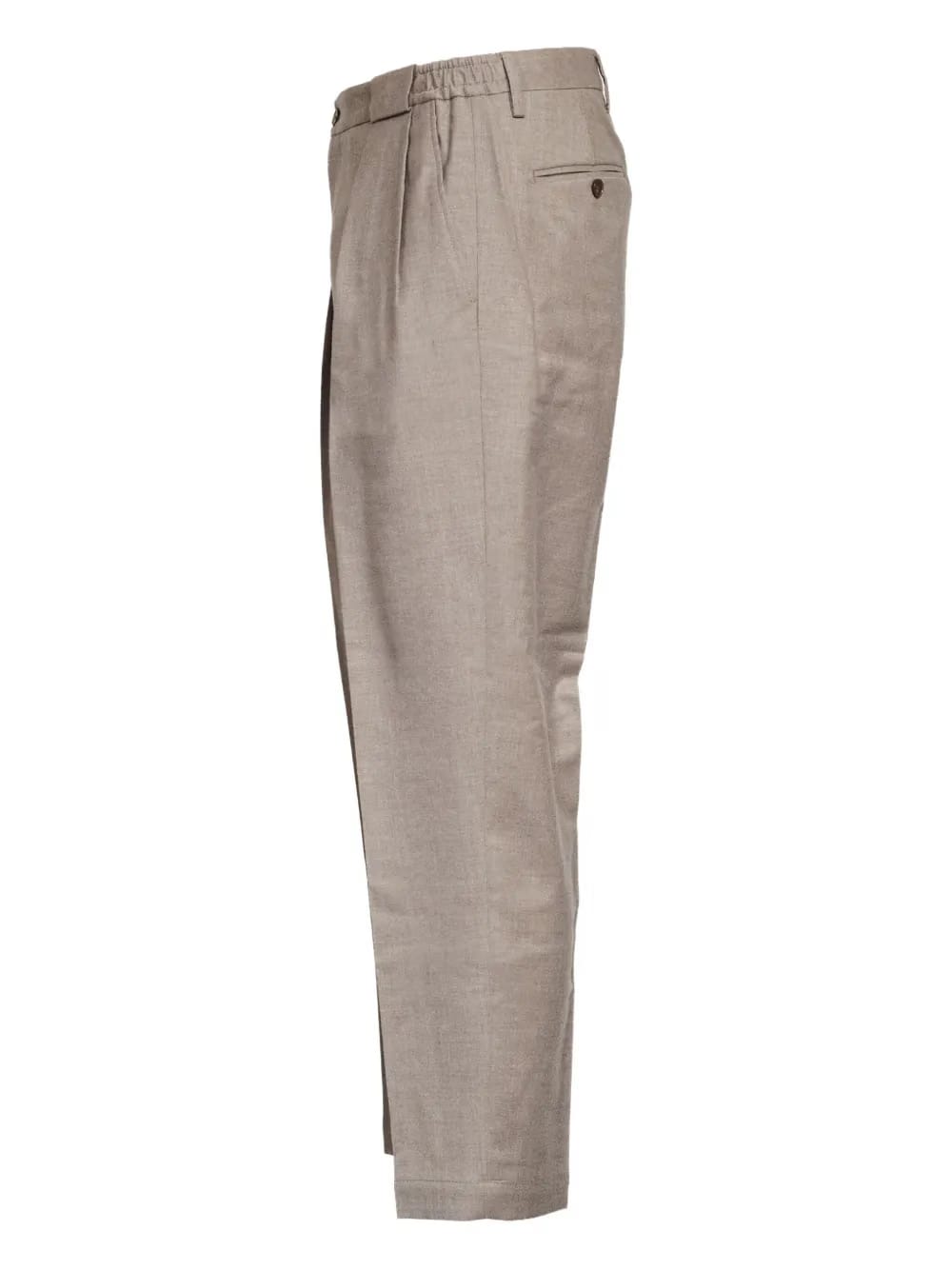 Portobello pleated-front trousers