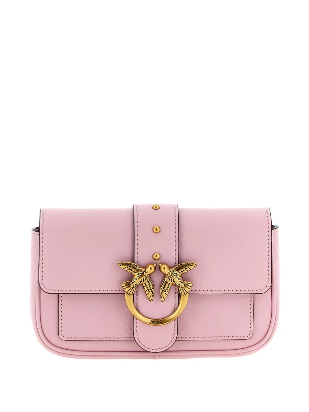 Pocket Love One studs birds crossbody bag