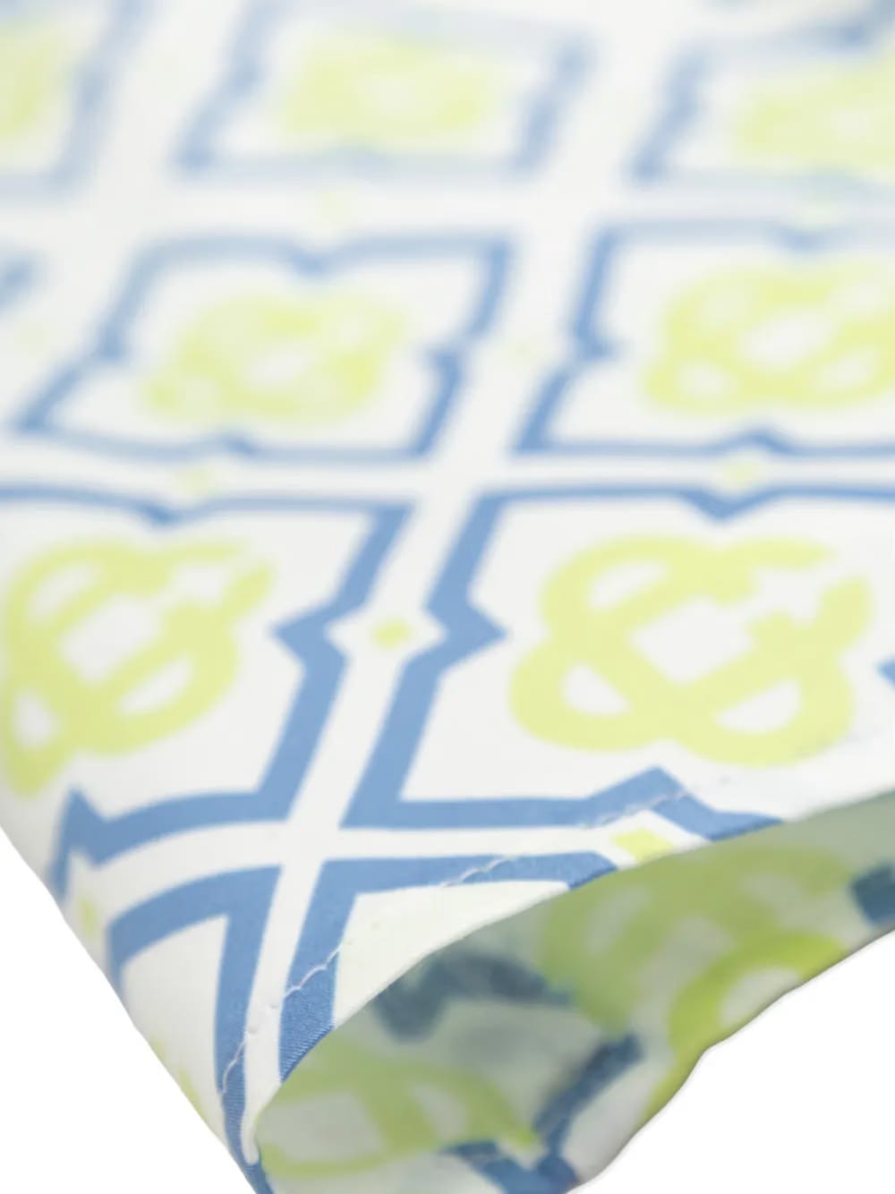 monogram-pattern short-sleeve dress
