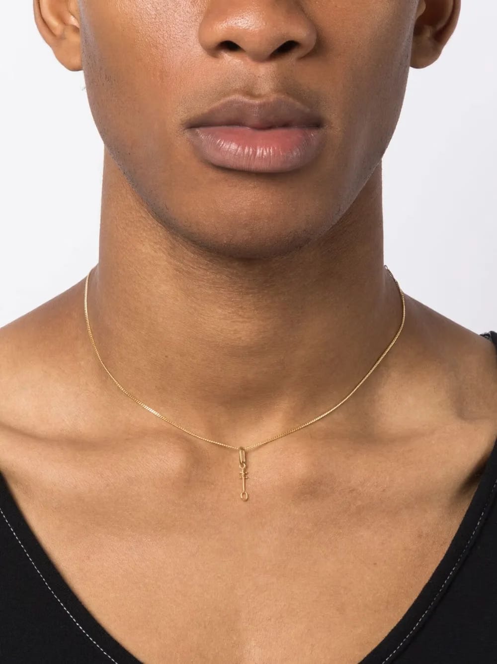 Nefer charm-detail necklace