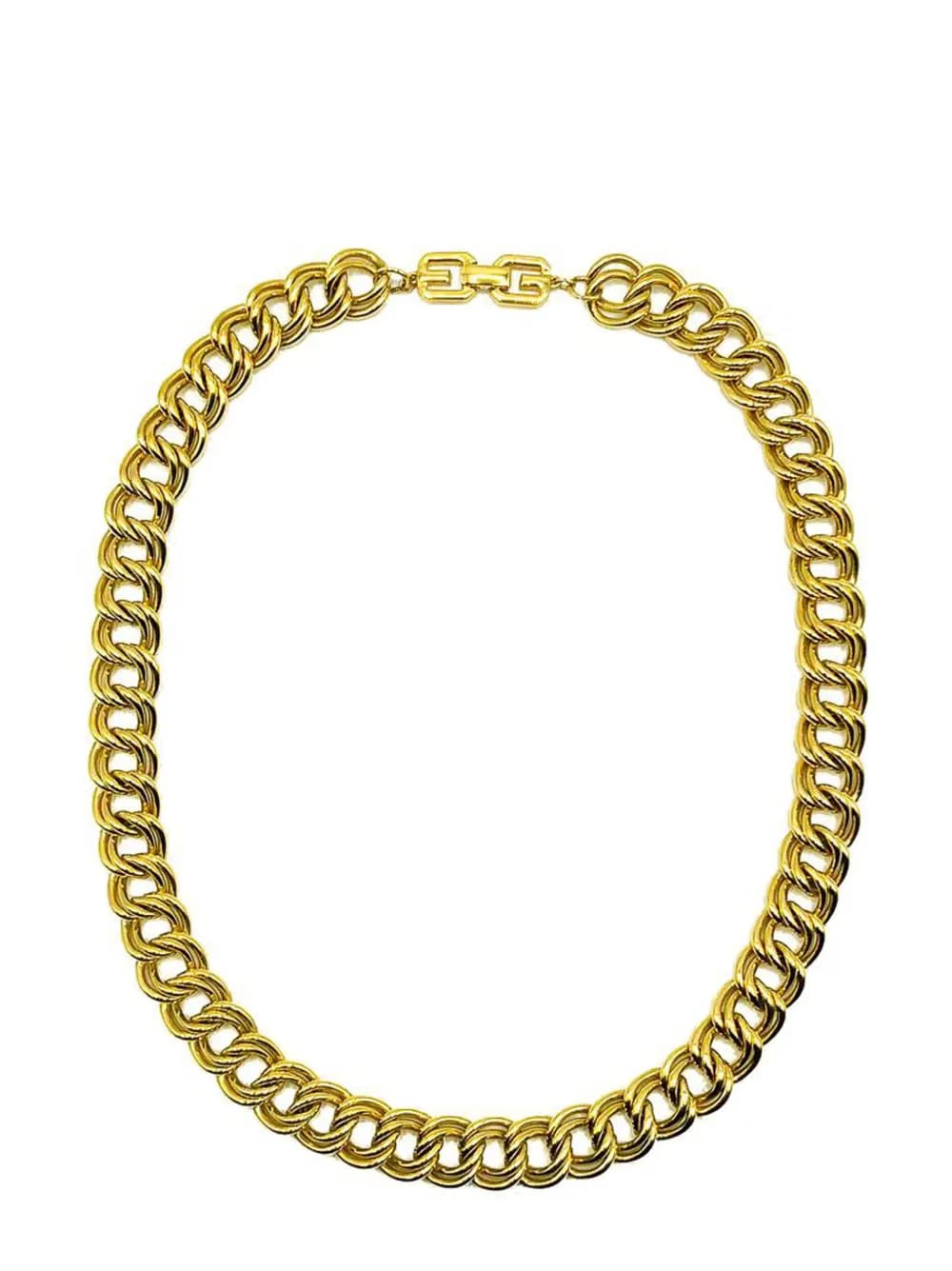 Vintage Givenchy Long Chunky Double Curb Chain 1980s