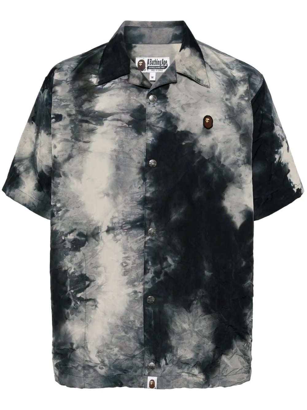 tie-dye short-sleeve shirt