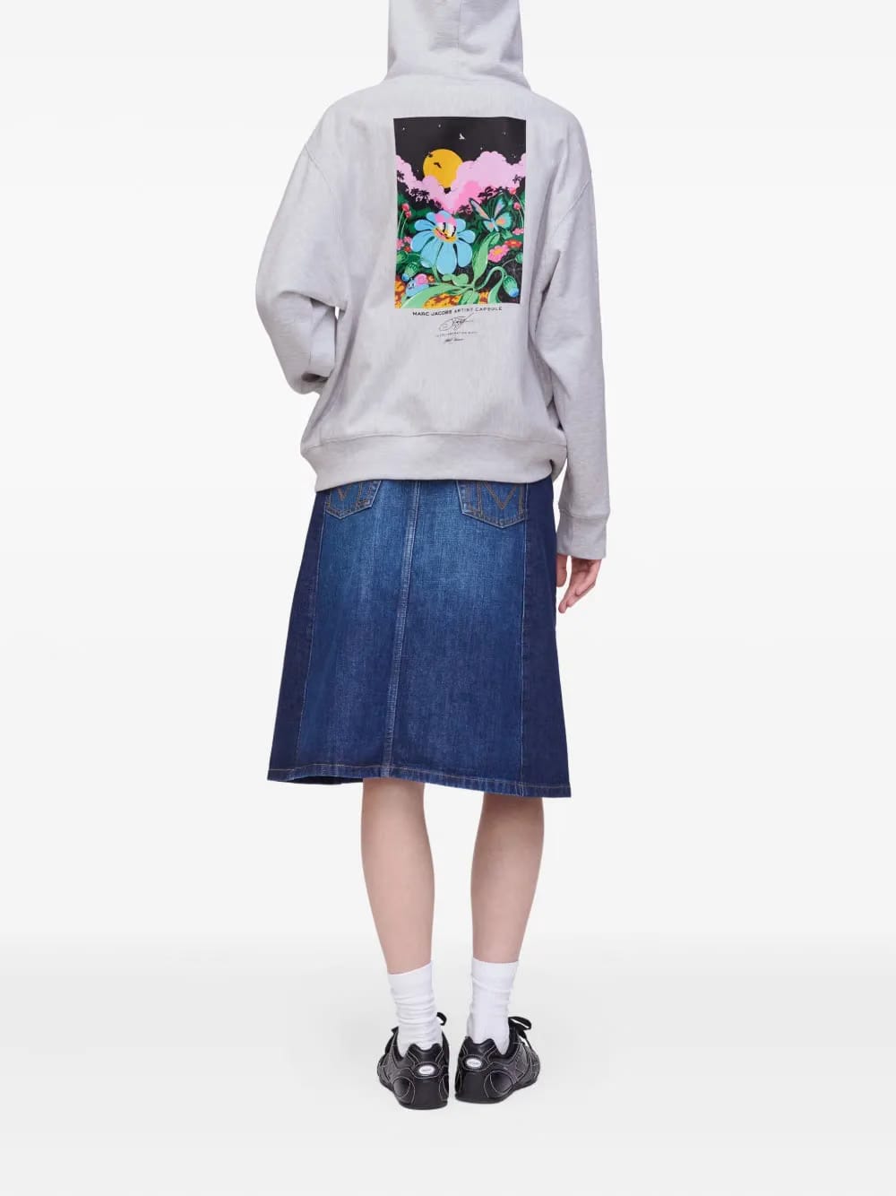 garden-print Hoodie