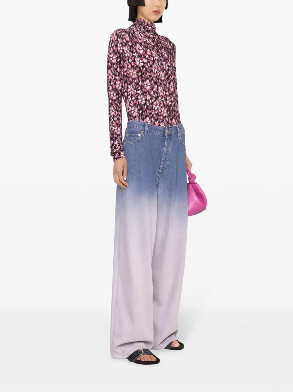 Future high-rise wide-leg jeans