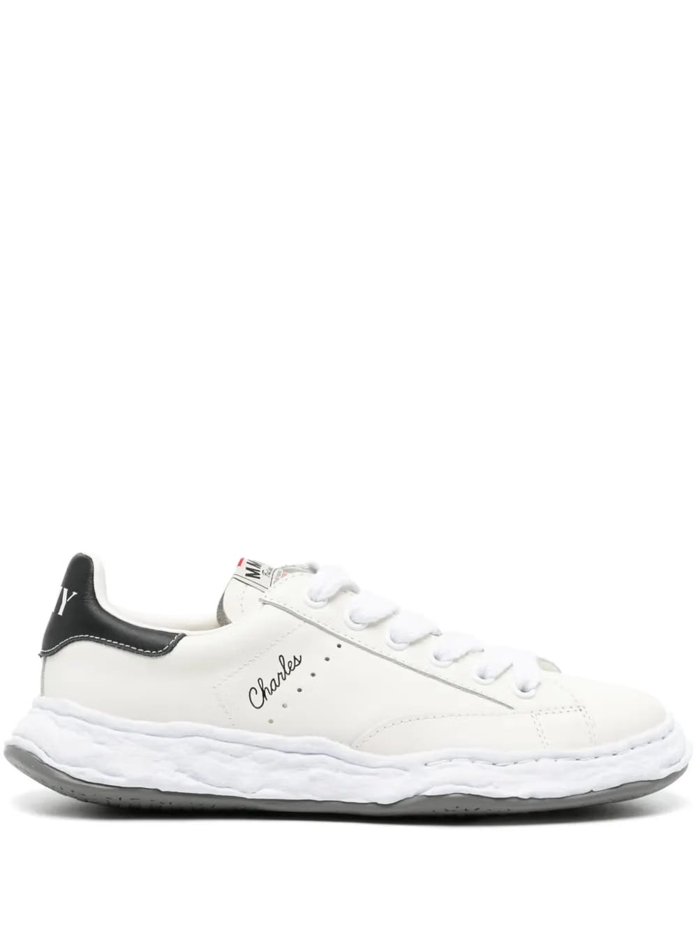 Charles lace-up leather sneakers