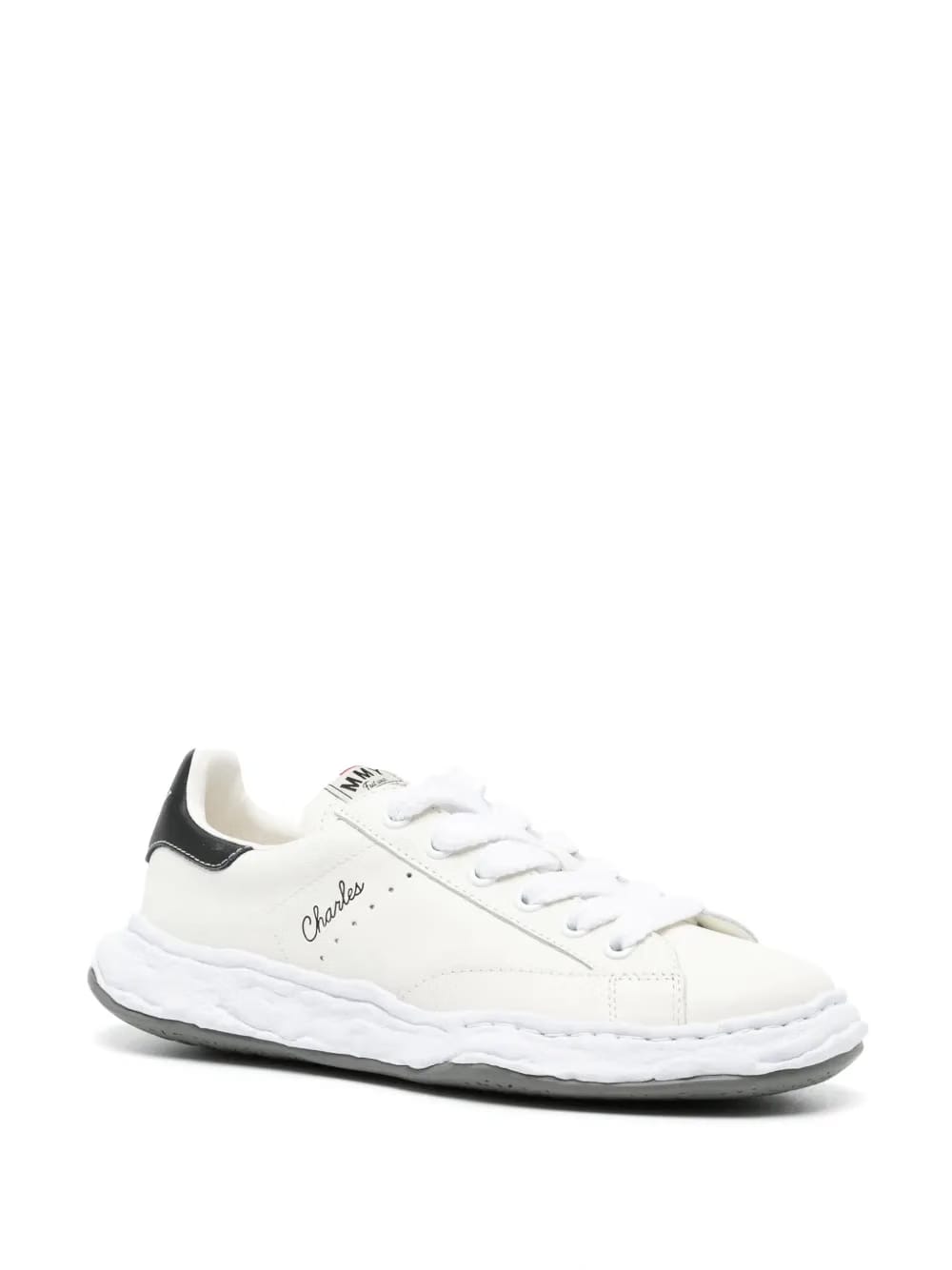Charles lace-up leather sneakers